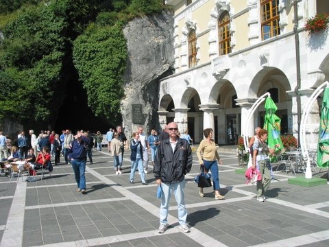 In front of Postojna cave
